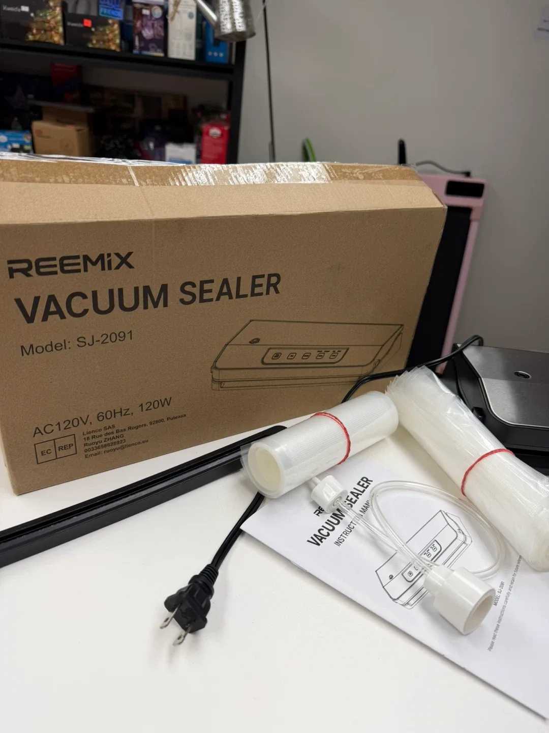 REEMIX Vacuum Sealer Model SJ-2091 image indicator(5)