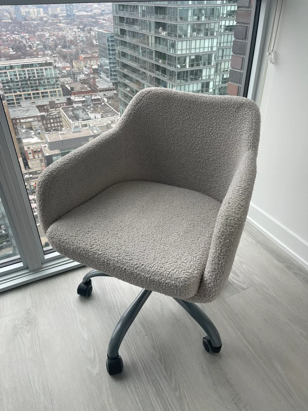 Linon Colton Sherpa Office Chair