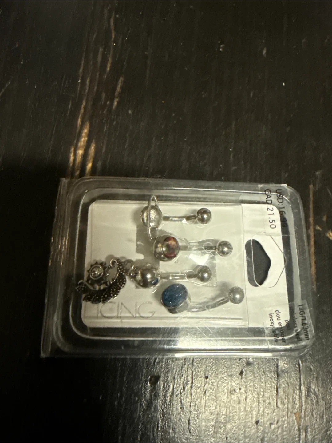 New Body Piercing Set - Belly Rings image indicator(2)