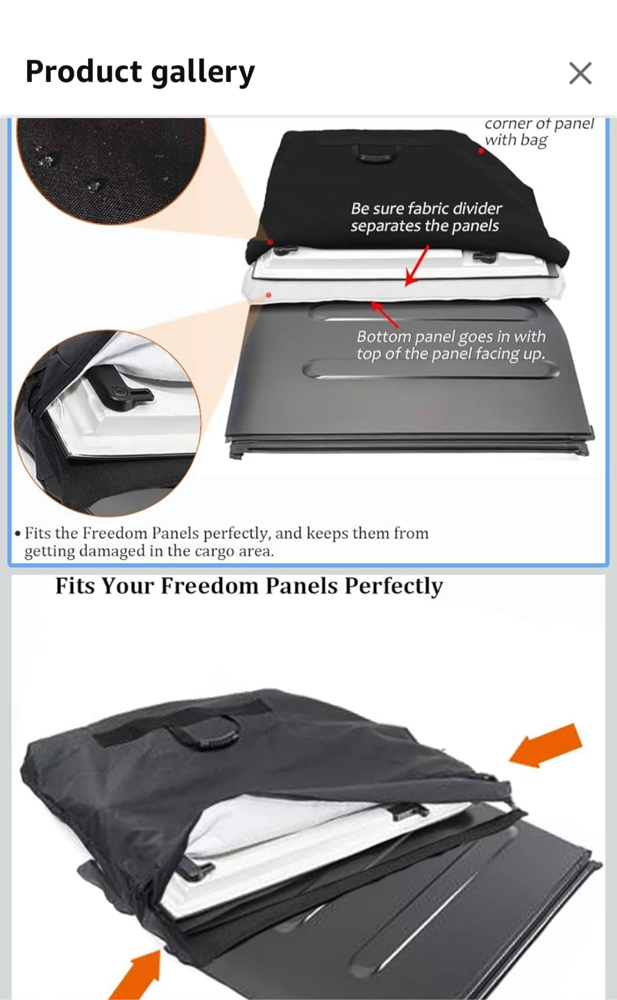 Jeep Wrangler Freedom Panel Storage Bag - photo 2