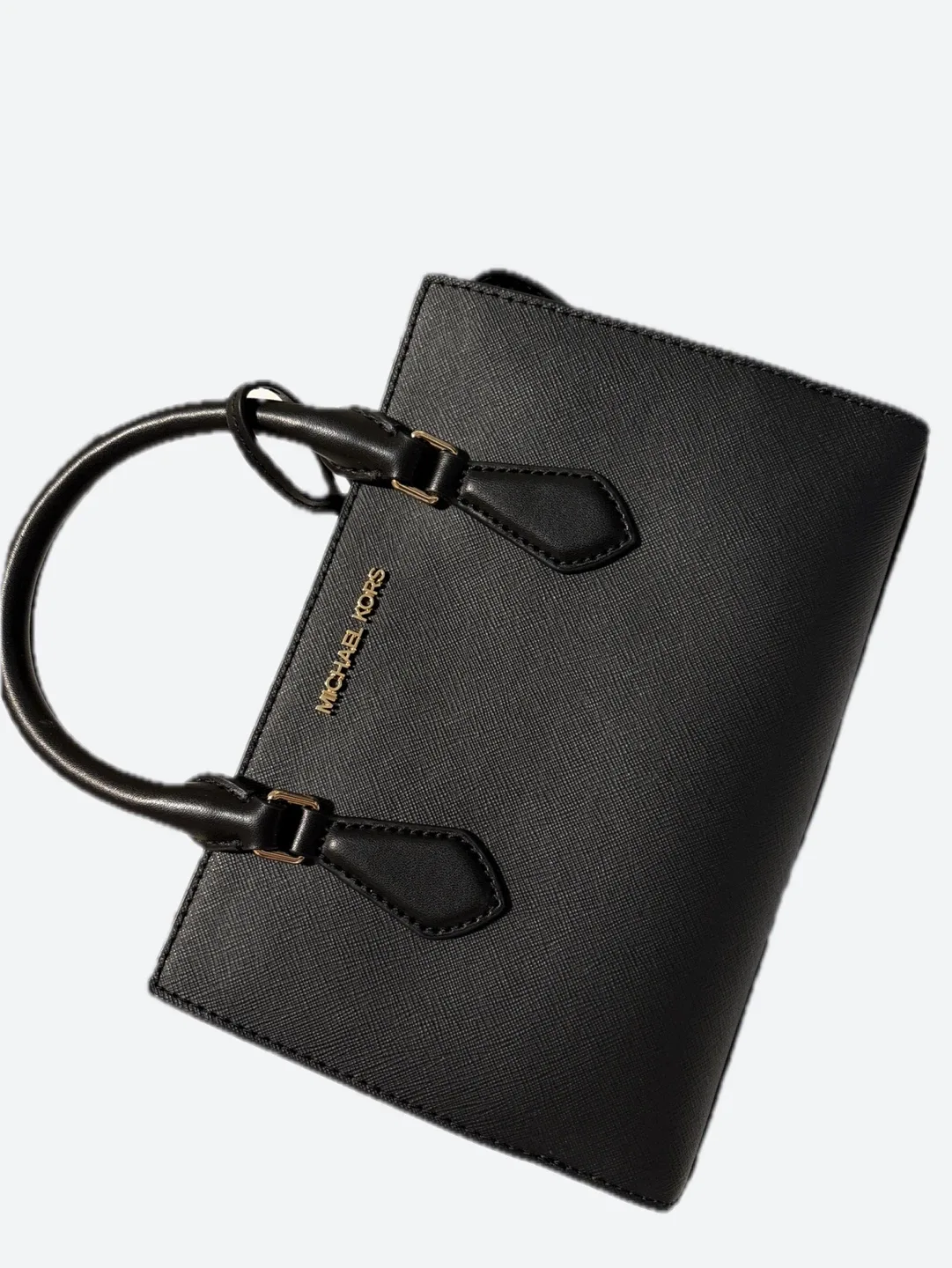 Michael Kors Black Leather Satchel