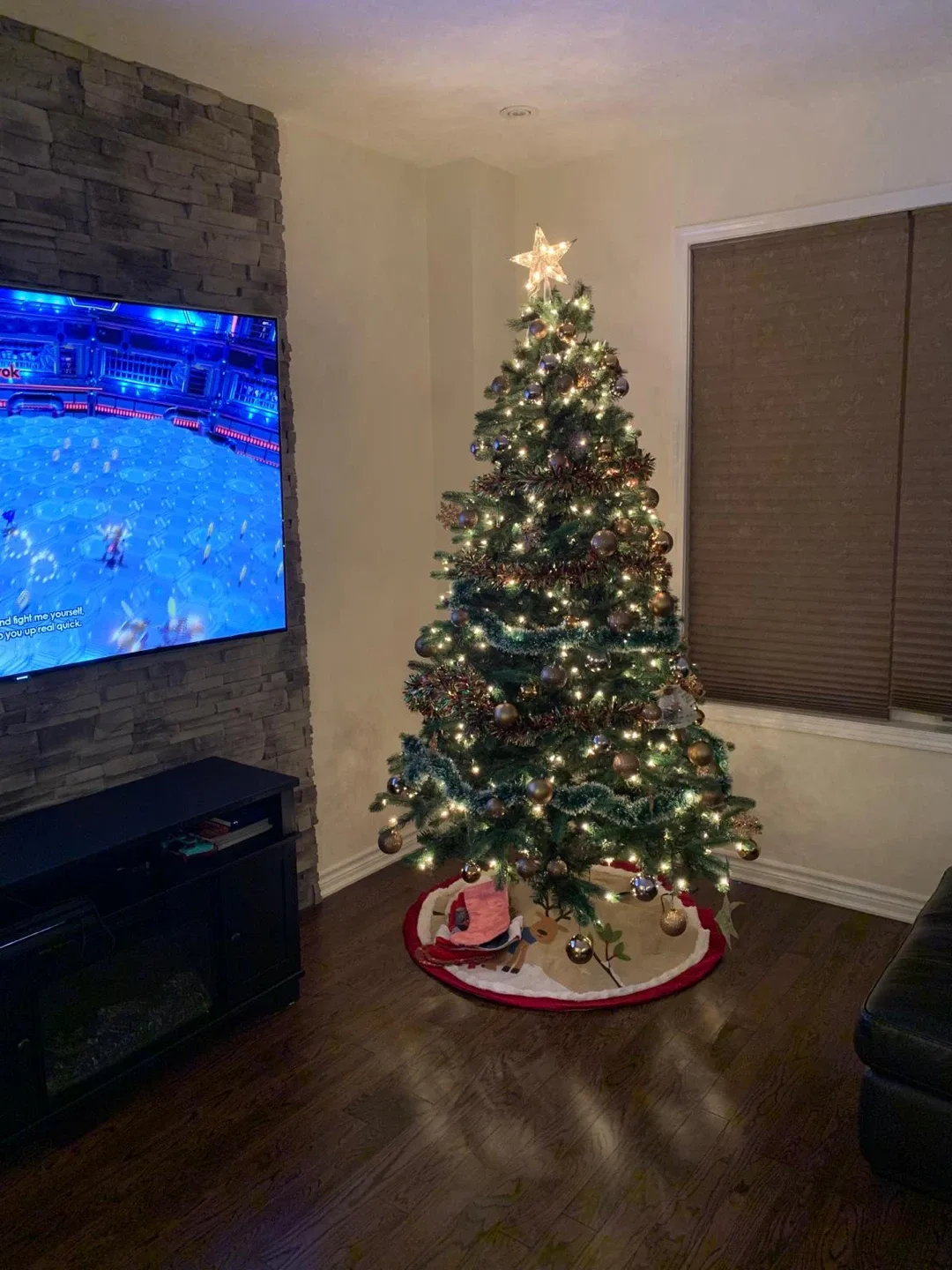 Christmas Tree + Ornaments (Artificial)