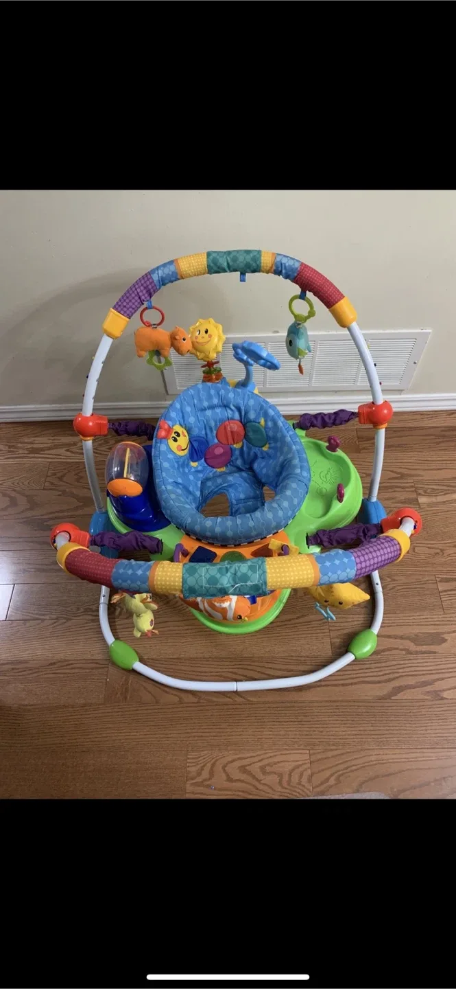 Play Bouncer with Lights and Toys for Babies