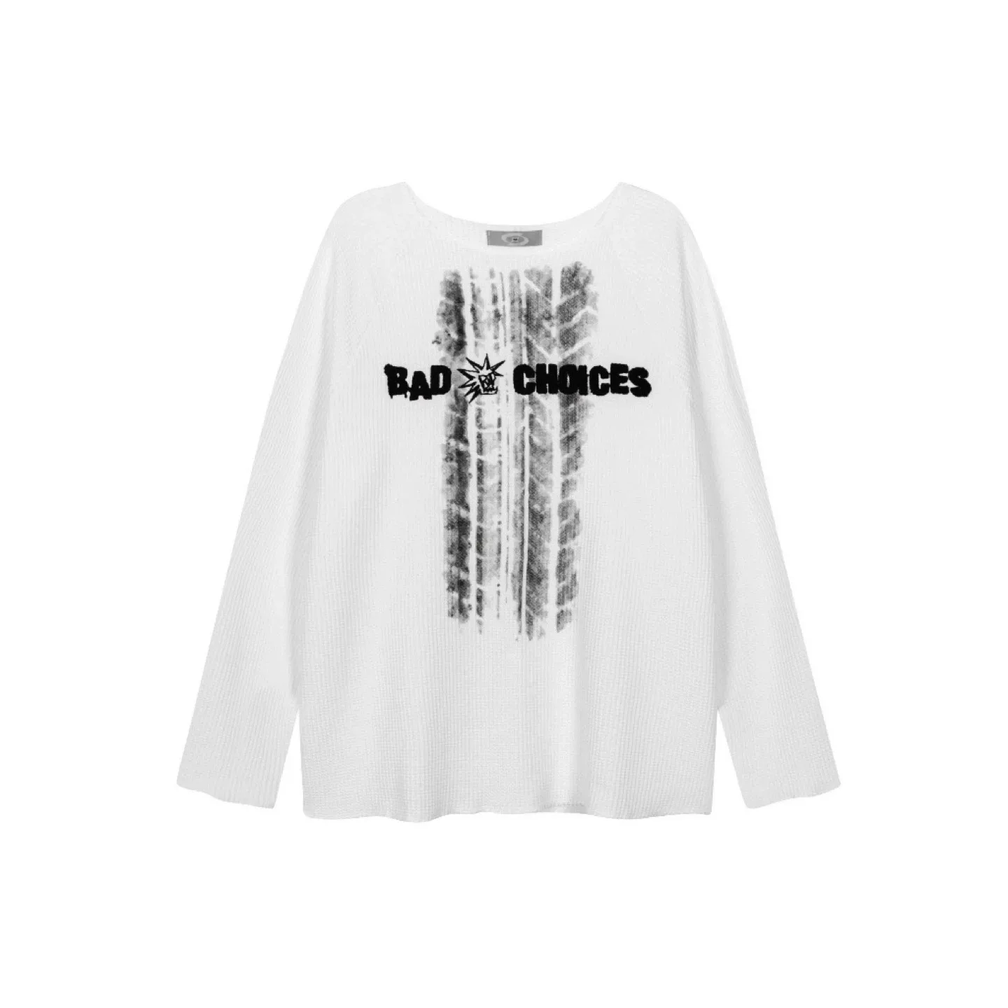 BAD CHOICES Long Sleeve Knit Top