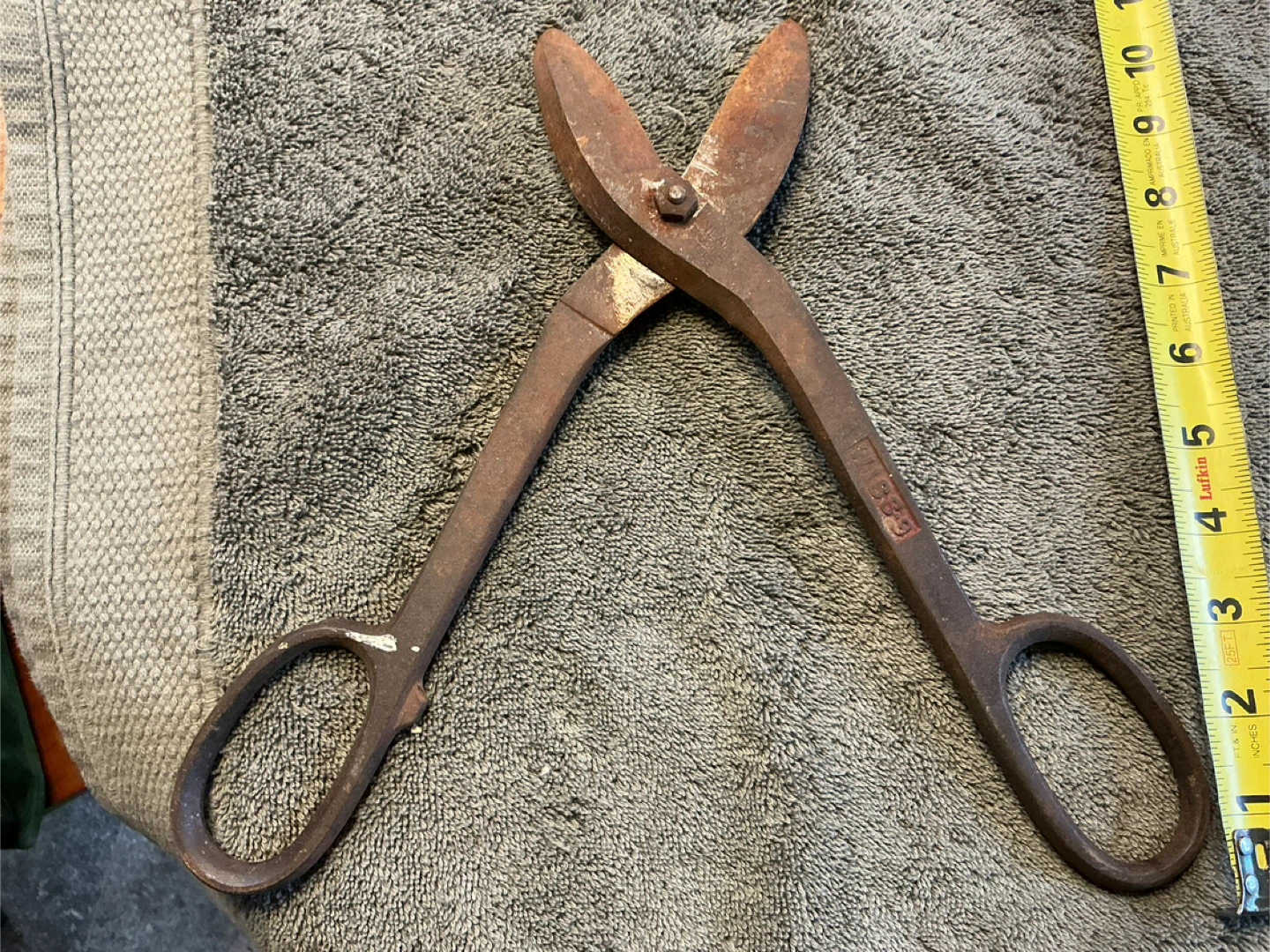 Antique Blacksmith Snips Shears WISS-9 ! - photo 4