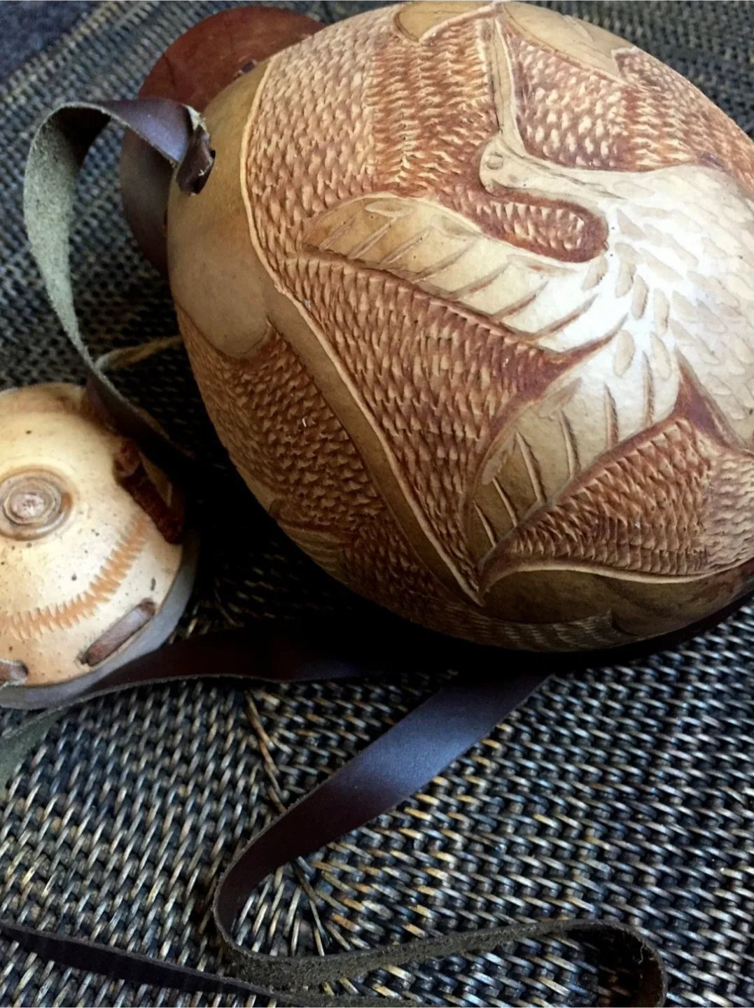 #🎁idea•Hand Carved Gourd planters image indicator(2)