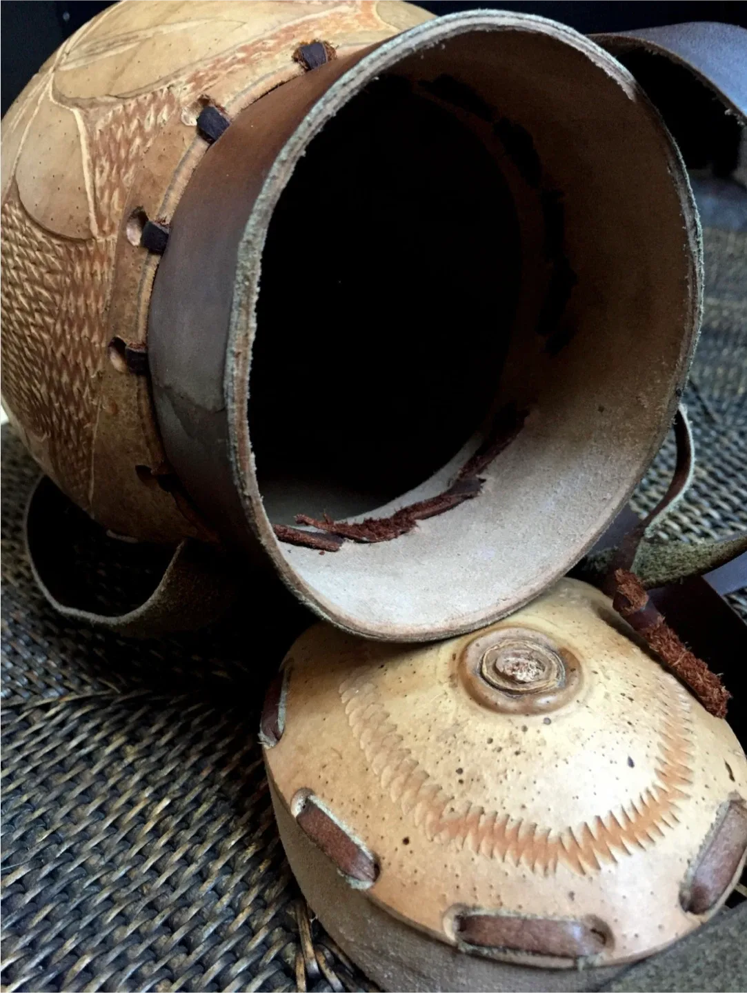 #🎁idea•Hand Carved Gourd planters image indicator(6)