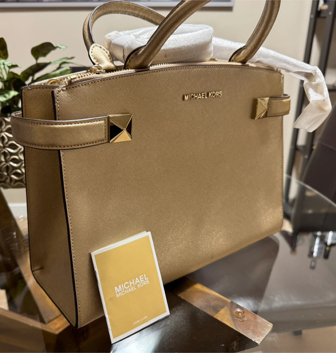 Michael Kors Satchel - Gold - photo 2