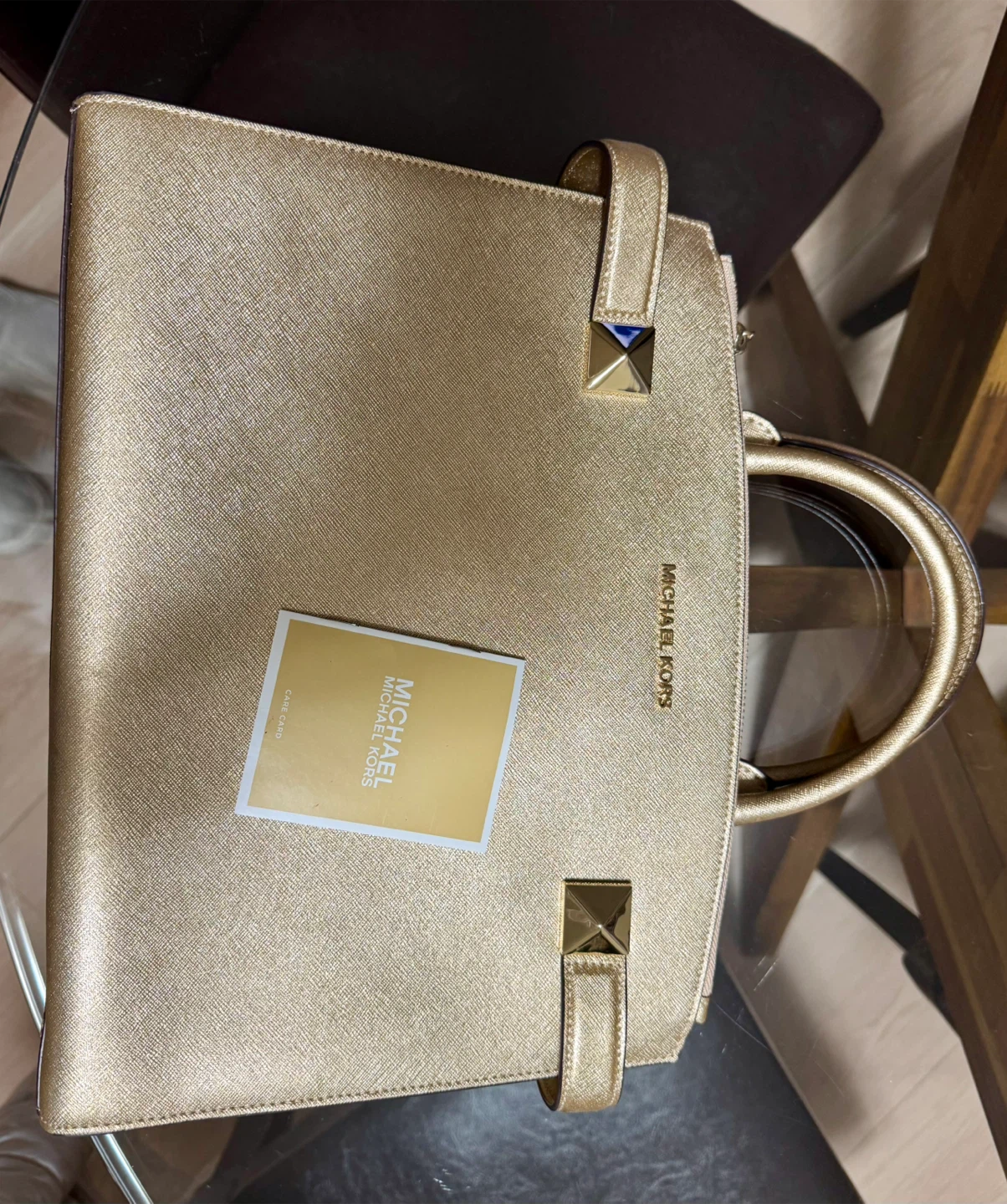 Michael Kors Satchel - Gold - photo 3
