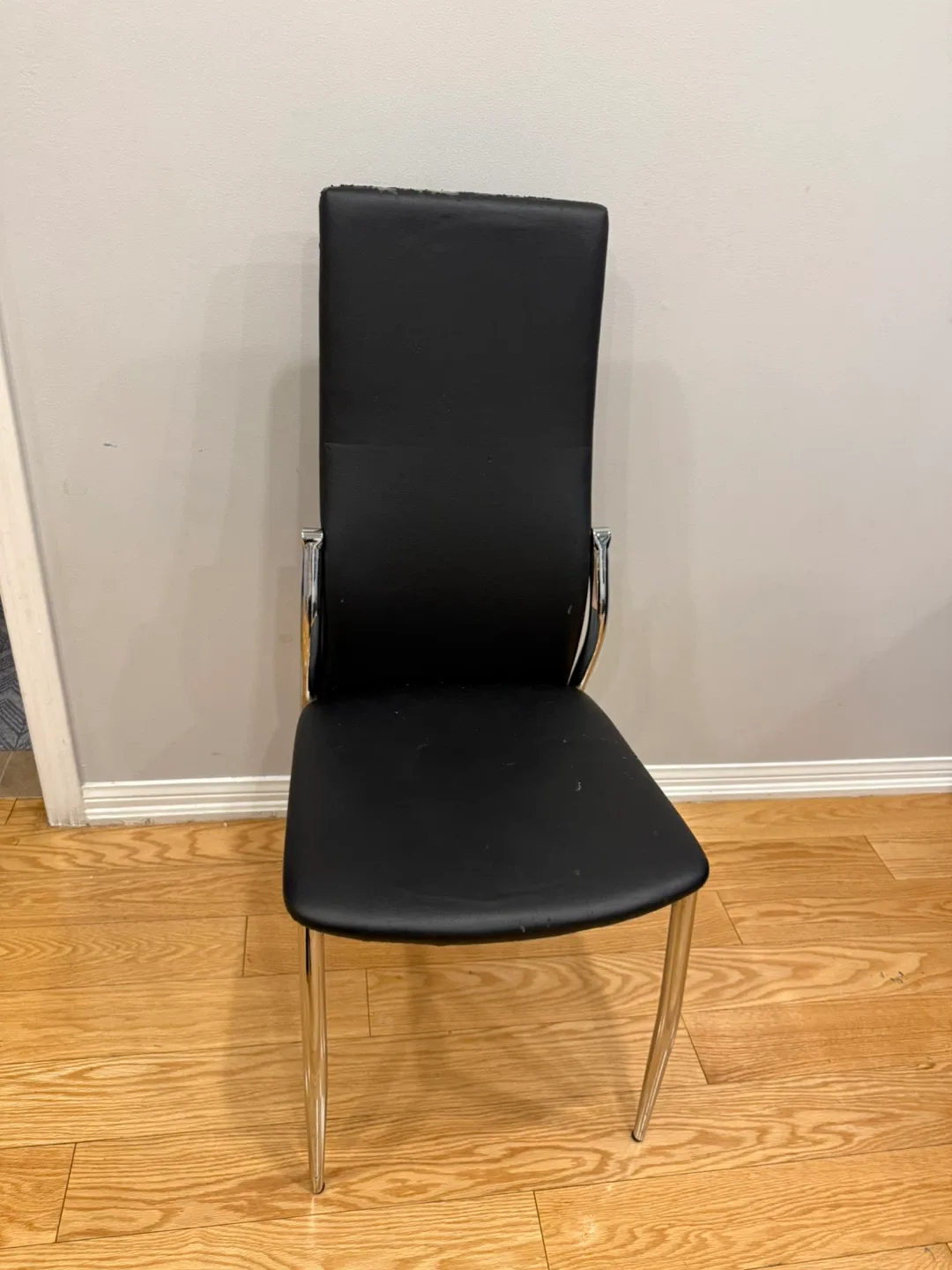 Set of 6 Black Dining Chairs