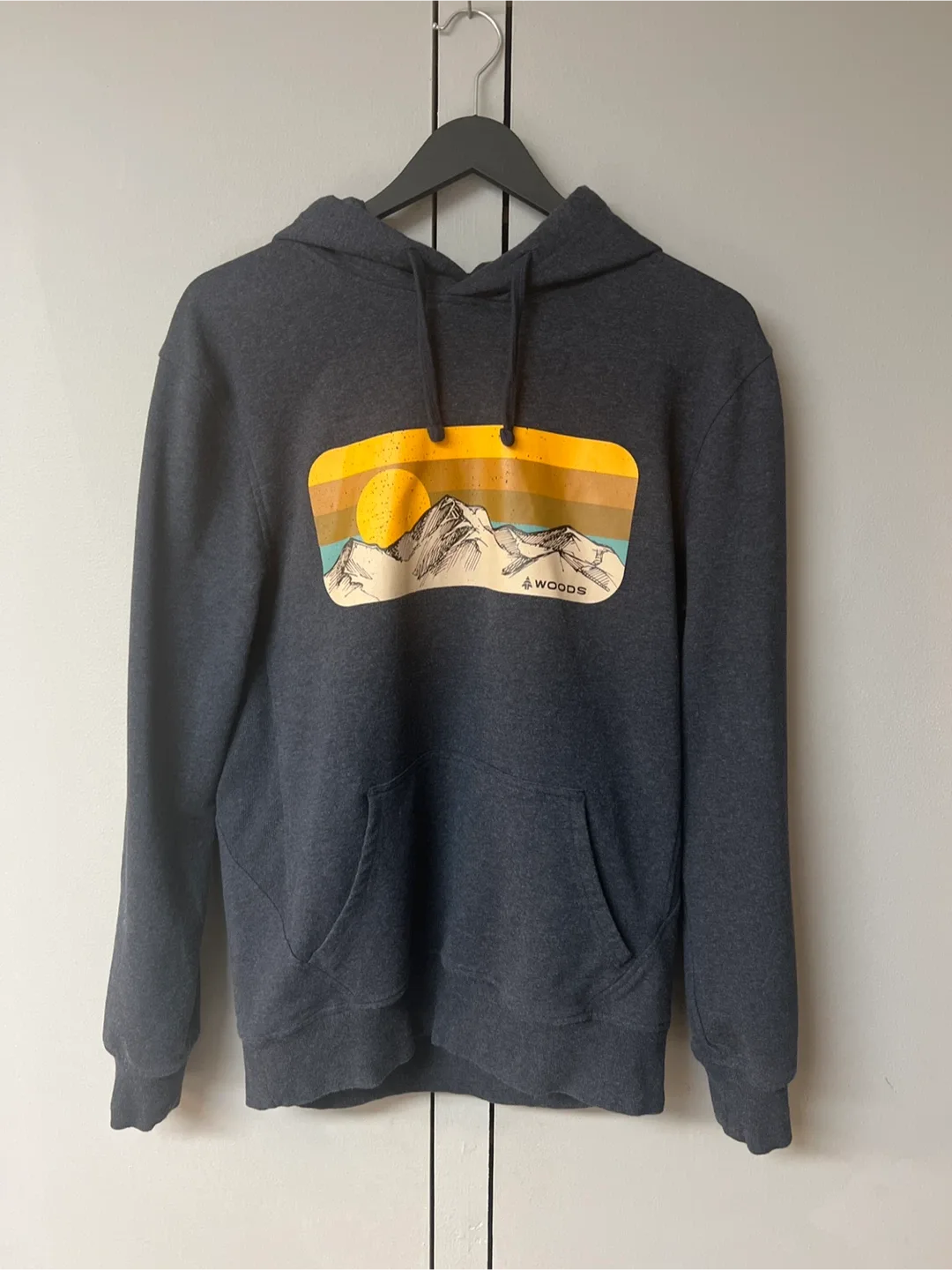 Woods Blue Grey Hoodie