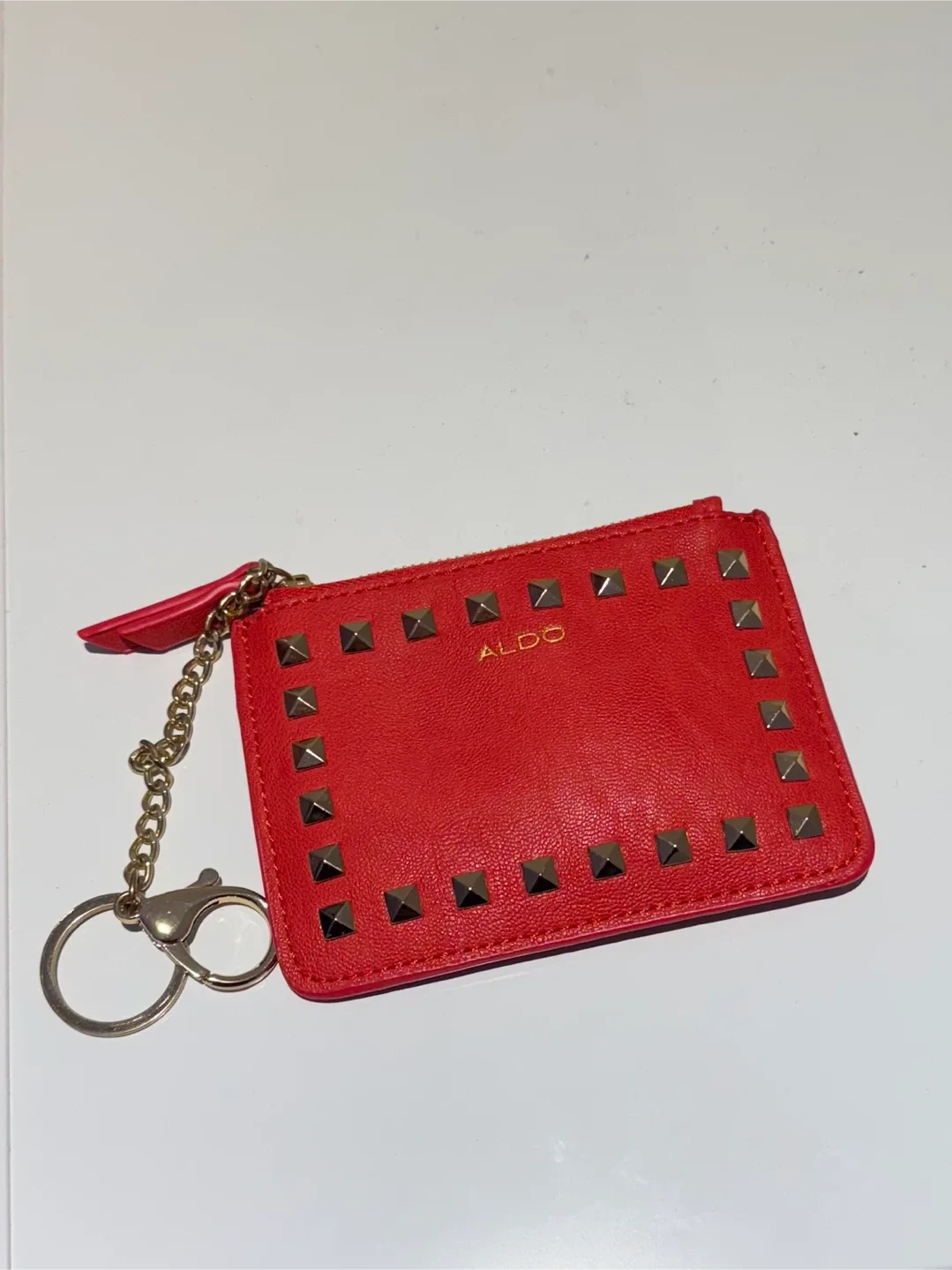 Red Aldo Coin Purse with Keyring
