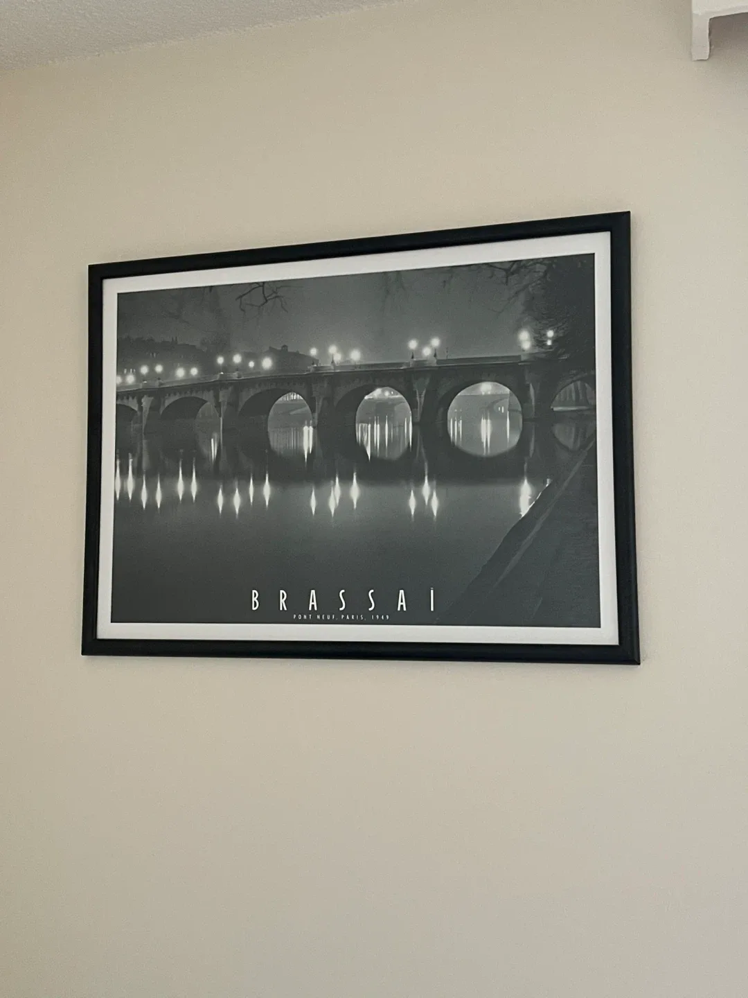 Brassaï Pont Neuf, Paris, 1949 Framed Print