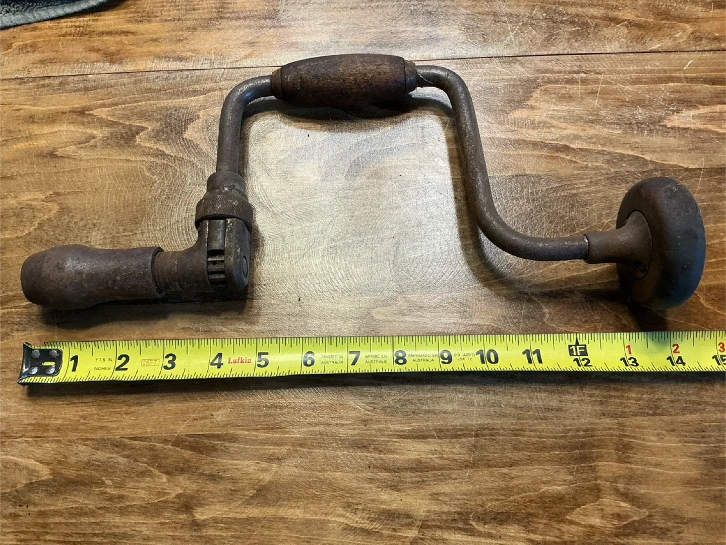 Antique Hand Brace Drill Bit  Augur !