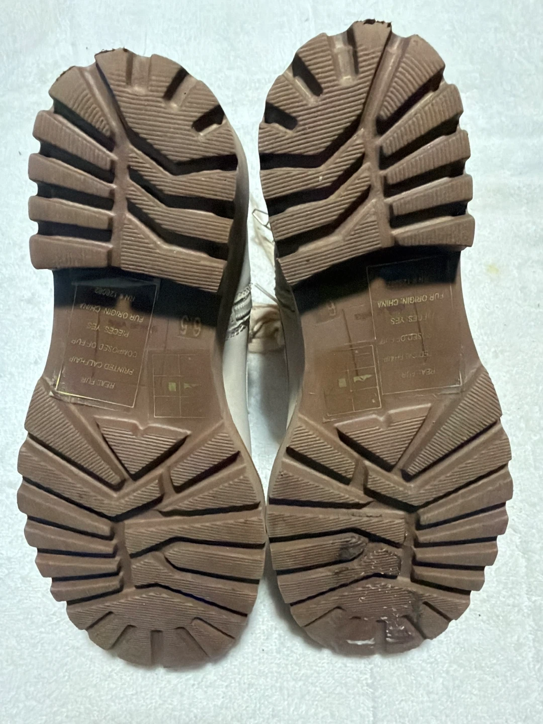 Dolce Vita Cream Leather Boots Size 6.5 - photo 5