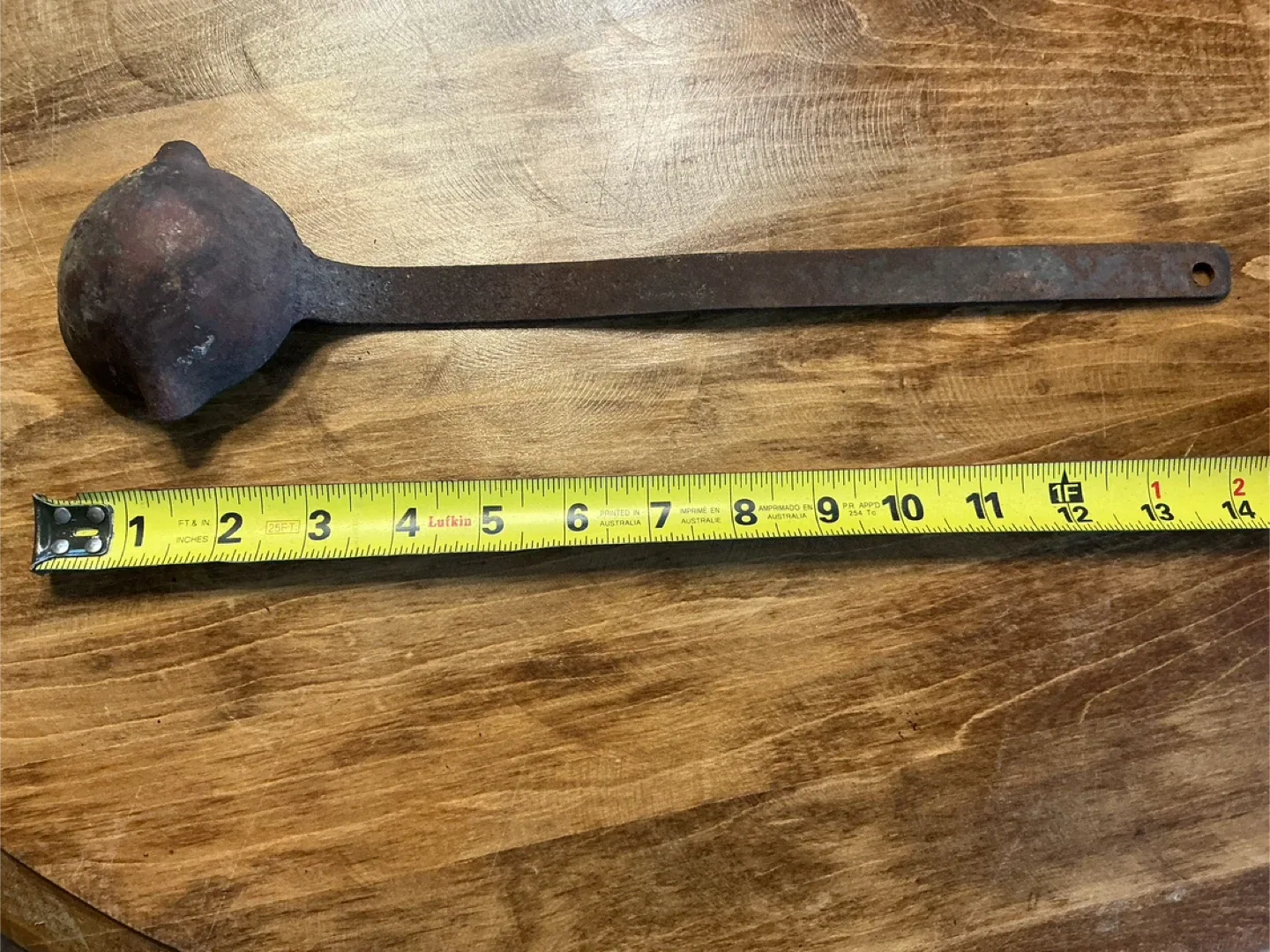 Antique Cast Iron Blacksmith Ladle ! image indicator(3)