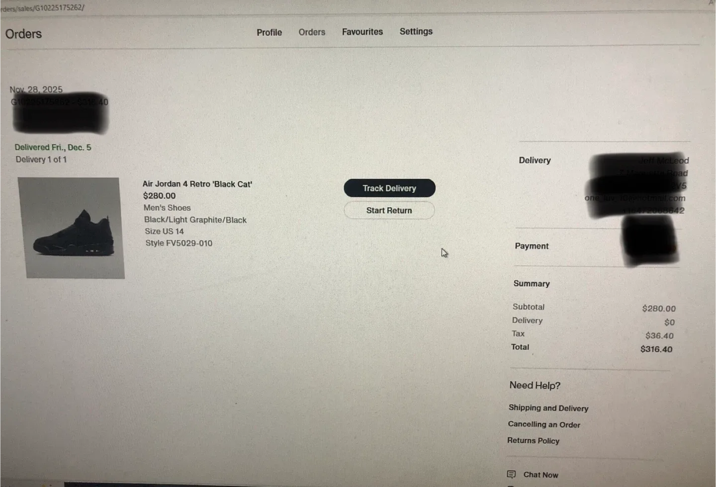 Jordan 4 Black Cat Sz 13 & 14 image indicator(6)