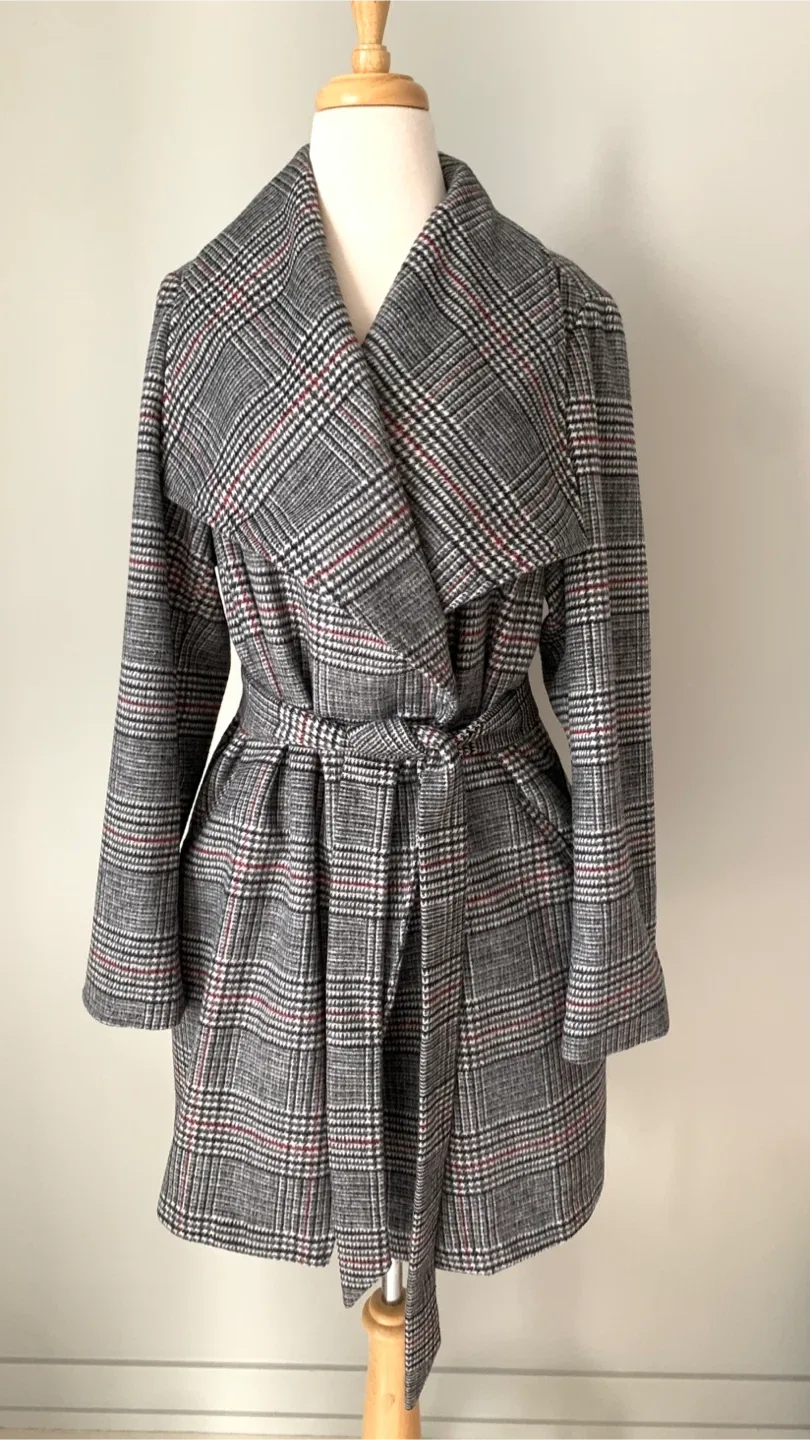 Smart Business Casual Wool Blend Jacket Size L