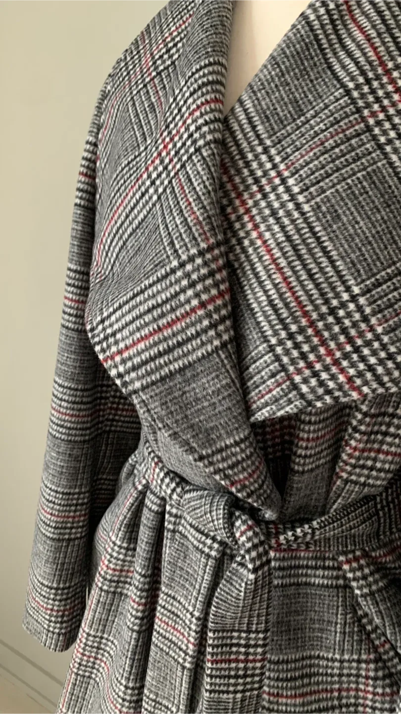 Smart Business Casual Wool Blend Jacket Size L image indicator(4)