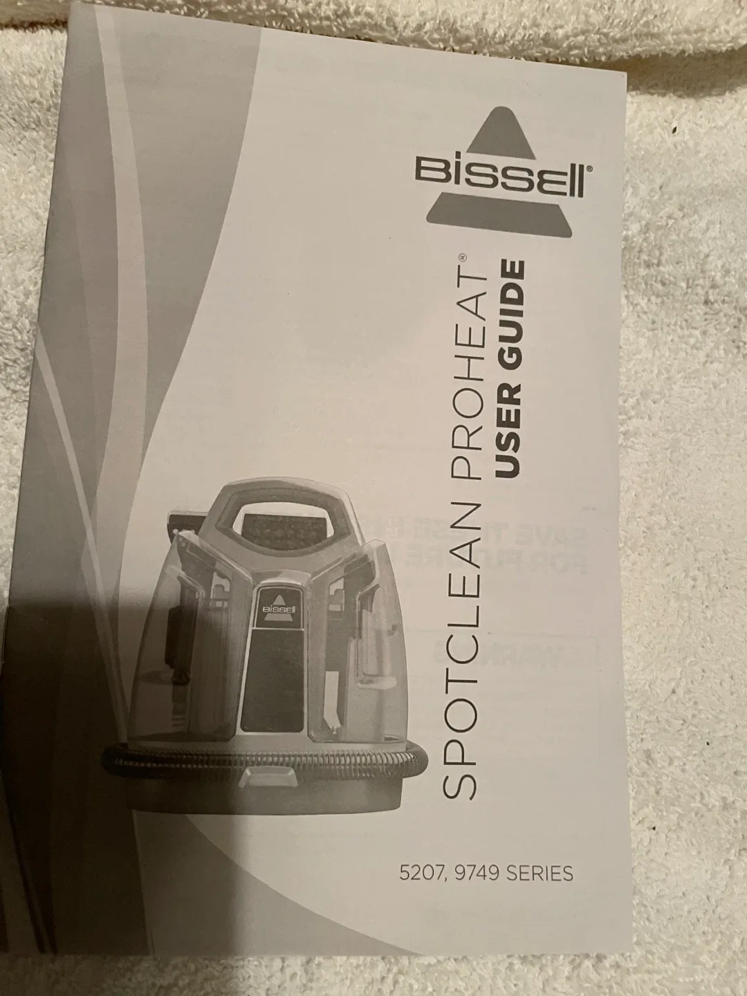 Bissell SpotClean ProHeat Portable Carpet Cleaner 5207F
