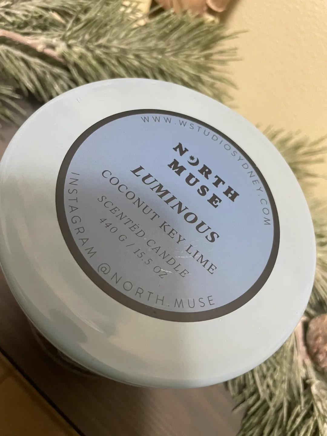 New North Muse Aventurine Crystal Infused Candle image indicator(3)