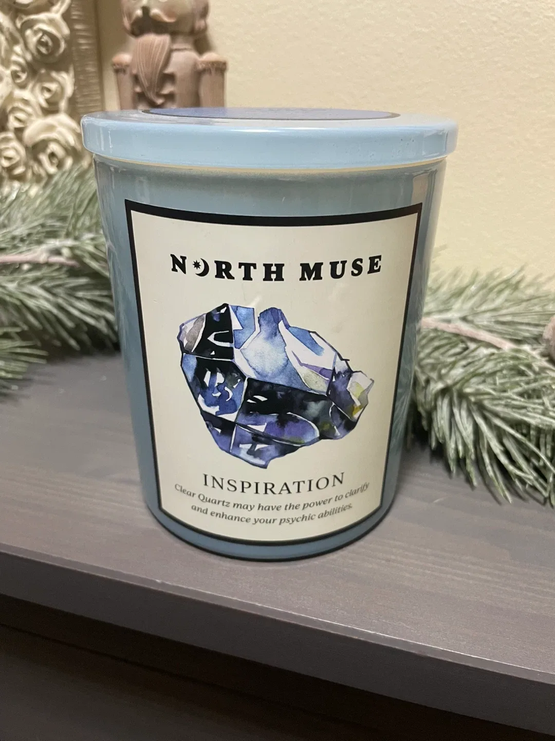 New North Muse Aventurine Crystal Infused Candle
