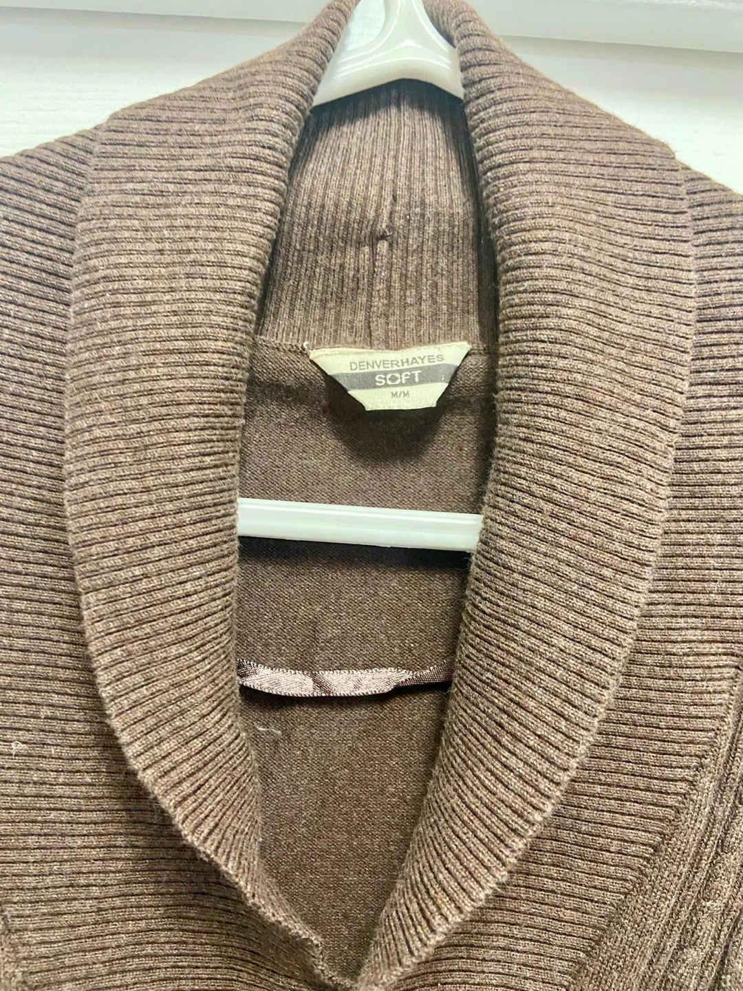 Denver Hayes Brown Cardigan - Size M/M - photo 2