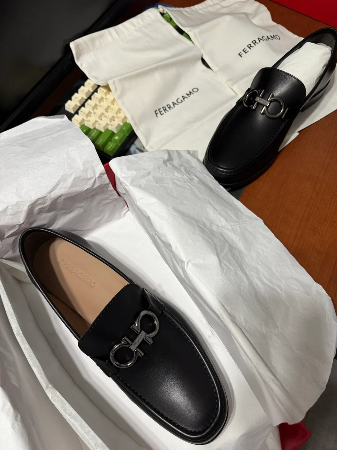 ‼️Size 12 Ferragamo Shoes Brand new - never used image indicator(2)