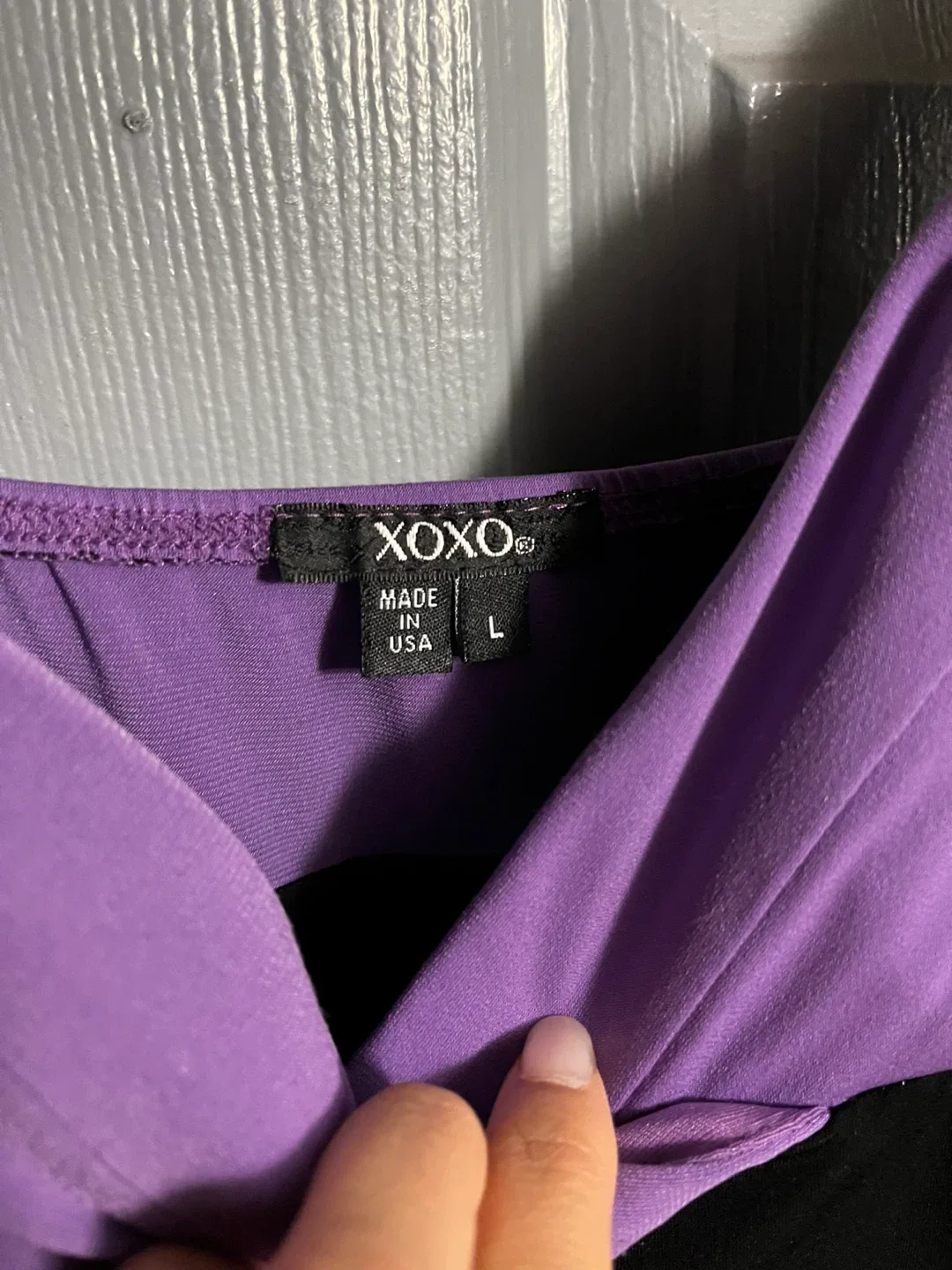 XOXO Purple Bandage Dress - Size L image indicator(2)