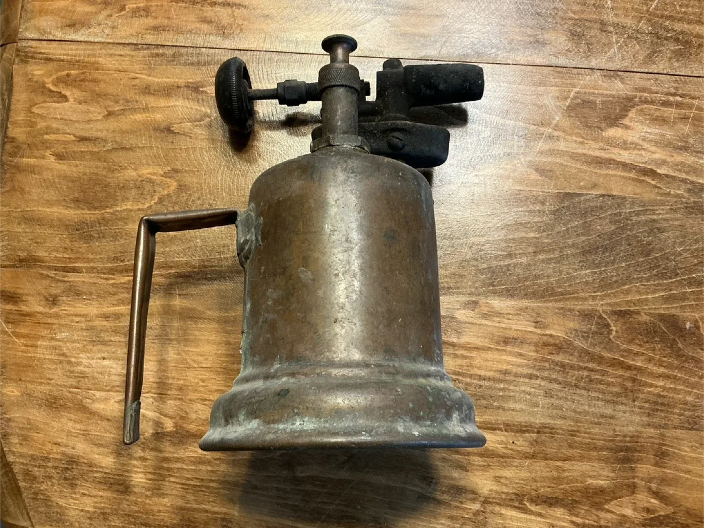 Antique Solid Copper Blow Torch ! image indicator(2)