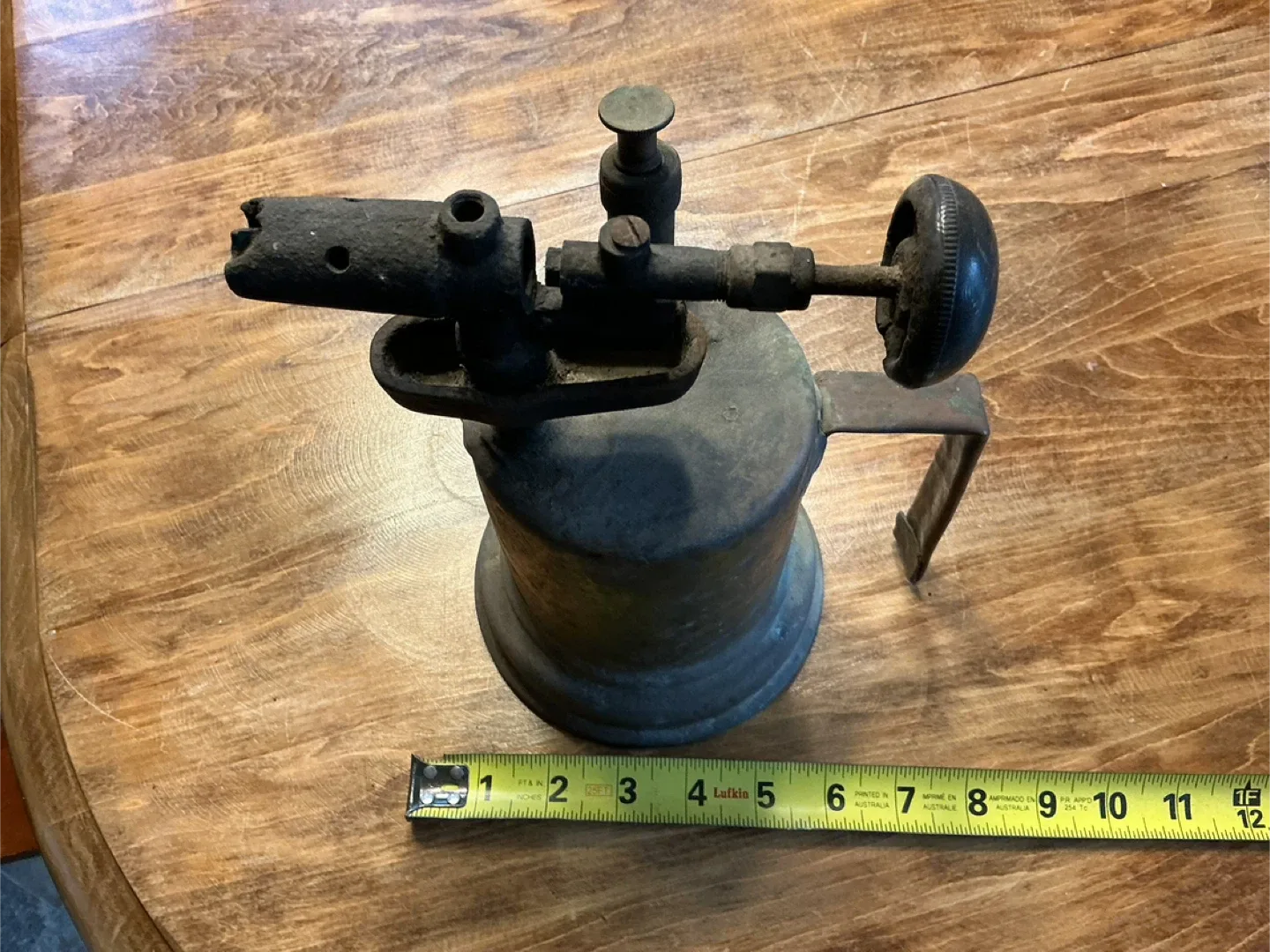 Antique Solid Copper Blow Torch !