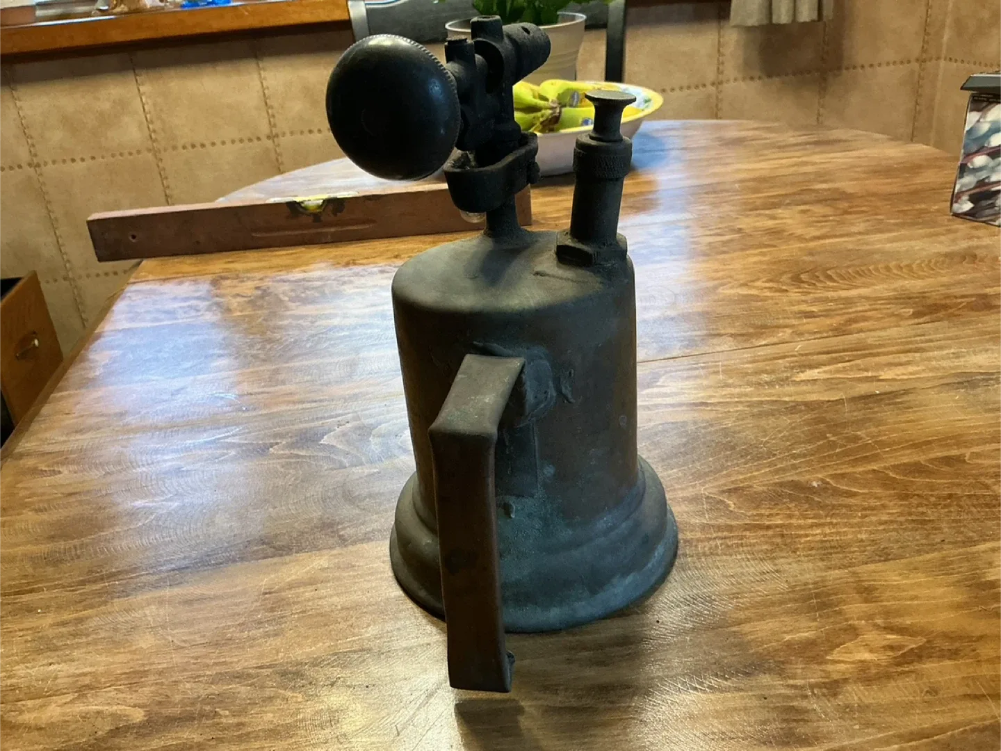 Antique Solid Copper Blow Torch ! image indicator(4)