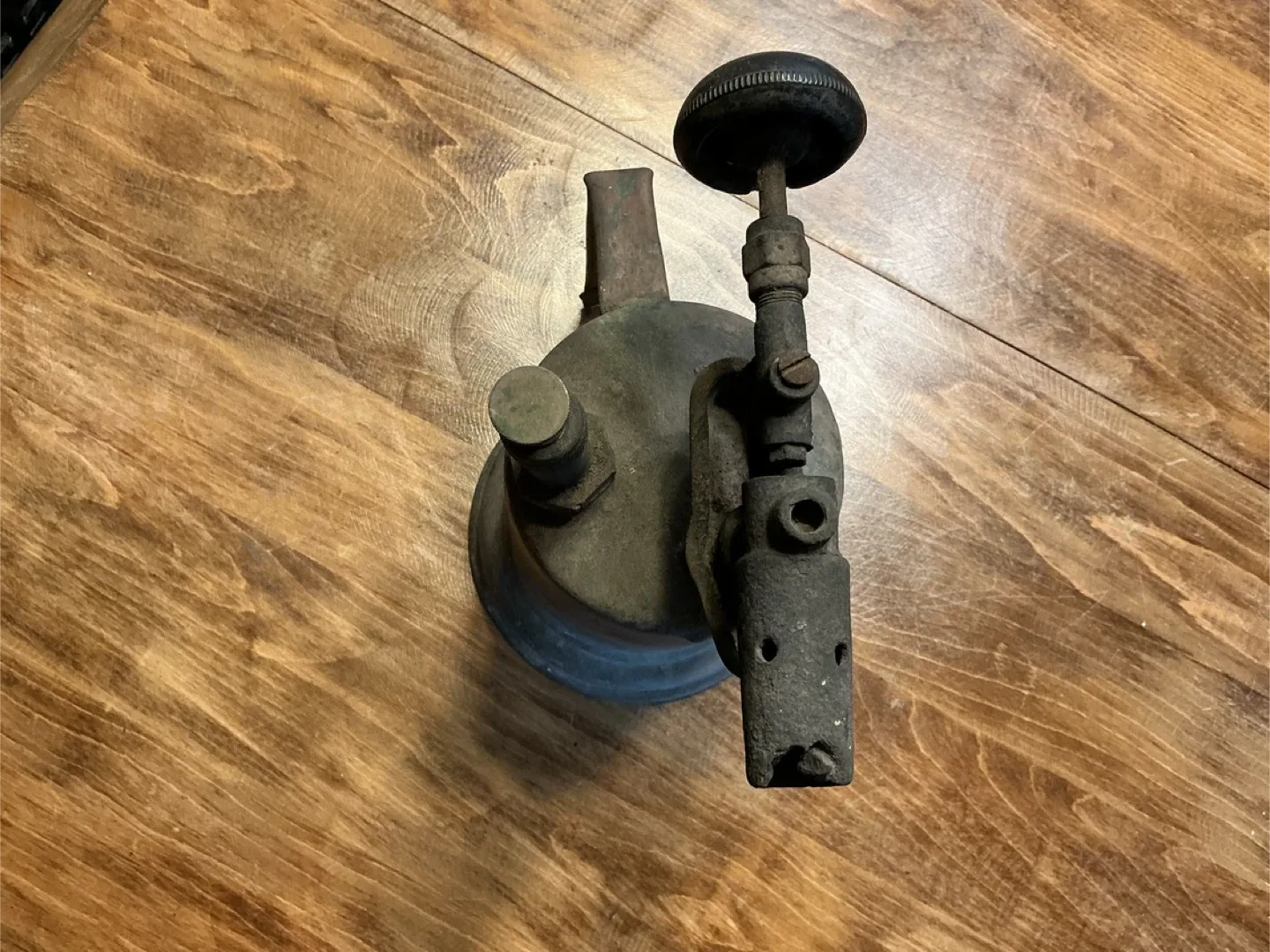 Antique Solid Copper Blow Torch ! image indicator(7)