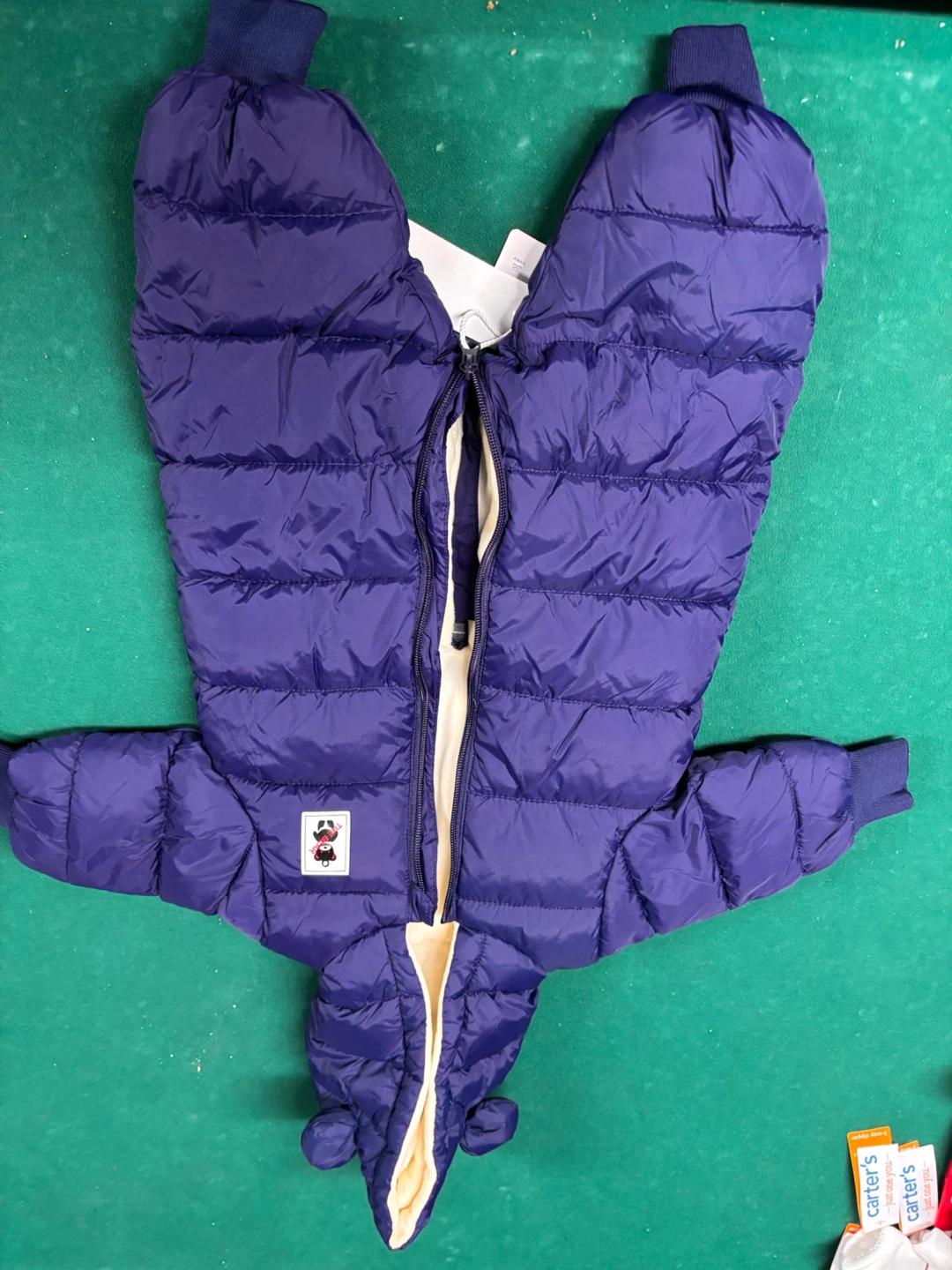 Blue Puffer Snowsuit new - photo 2