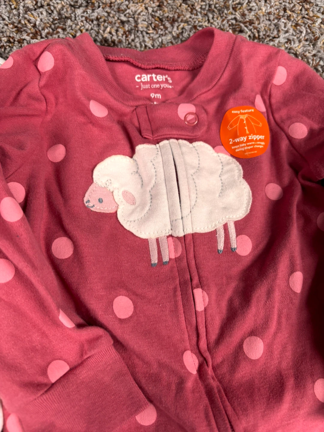 Each $5 Carter's Baby Sleepers - Size Newborn & 9M - photo 4