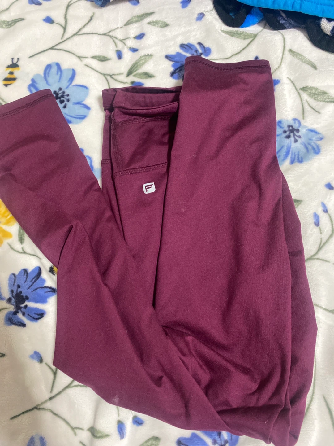 Fabletics Burgundy Leggings - photo 2