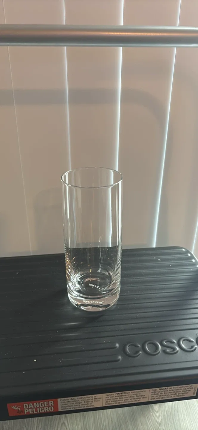 6 tall drinking glasses