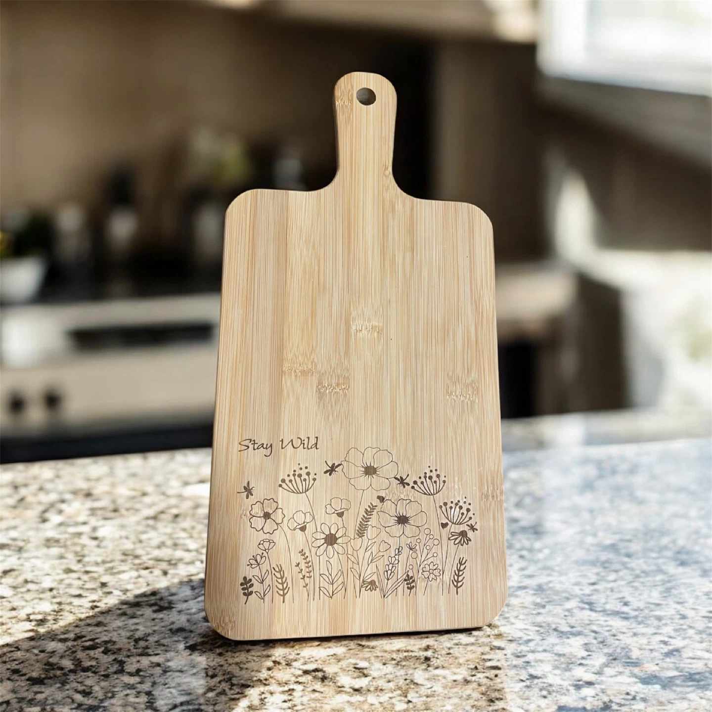 Decorative Bamboo Cutting Board #cleanout - photo 2