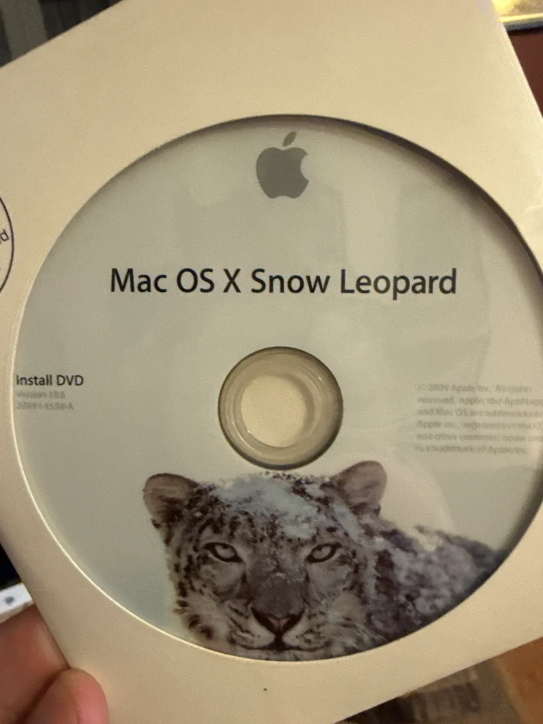 Apple Mac OS X Snow Leopard Install DVD