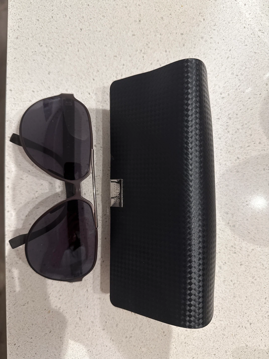 Hugo Boss Aviator Sunglasses with Case