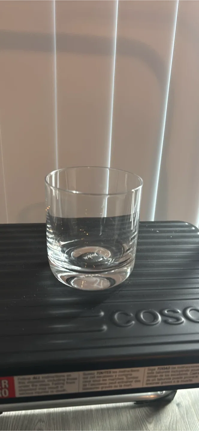 5 short drinking glasses