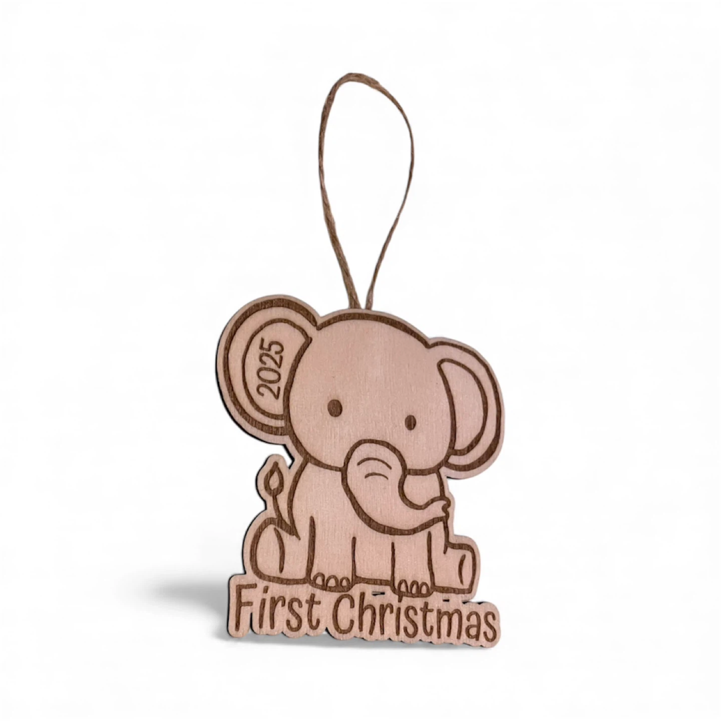 Elephant First Christmas Ornament #cleanout - photo 3