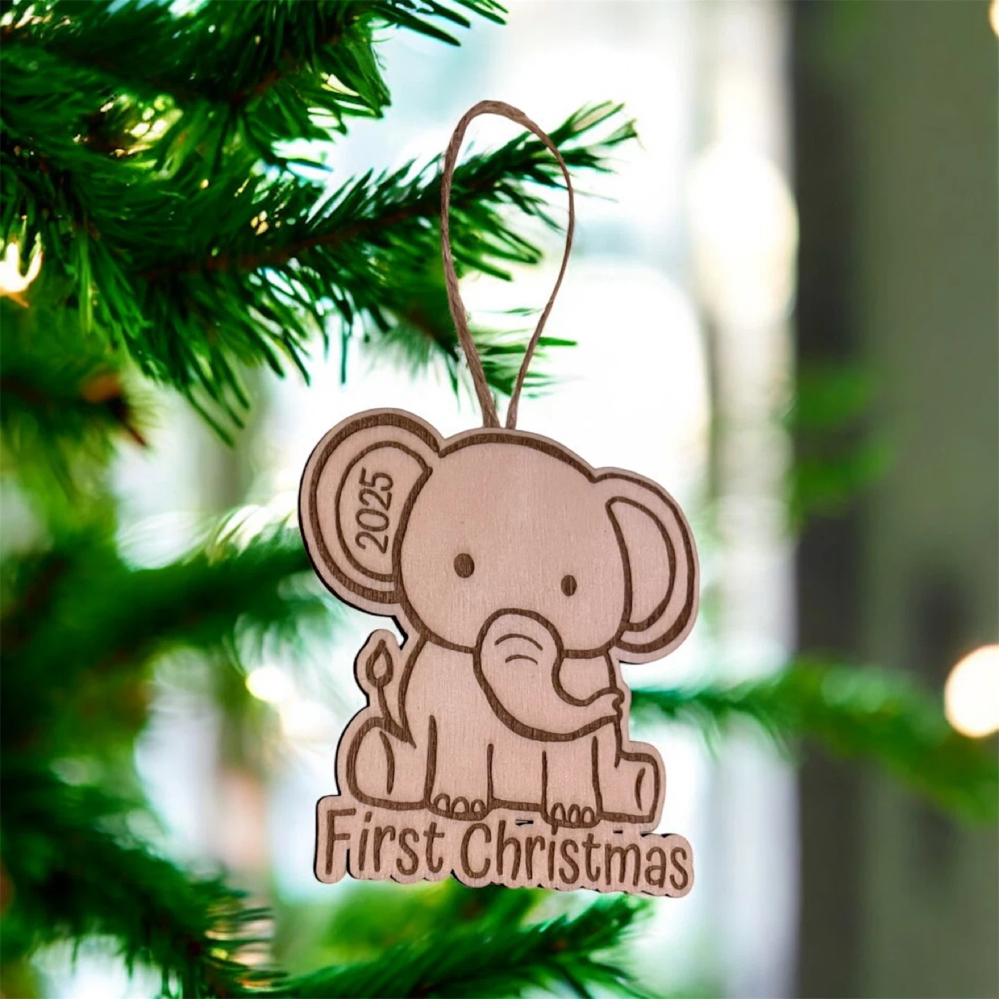 Elephant First Christmas Ornament #cleanout - photo 2