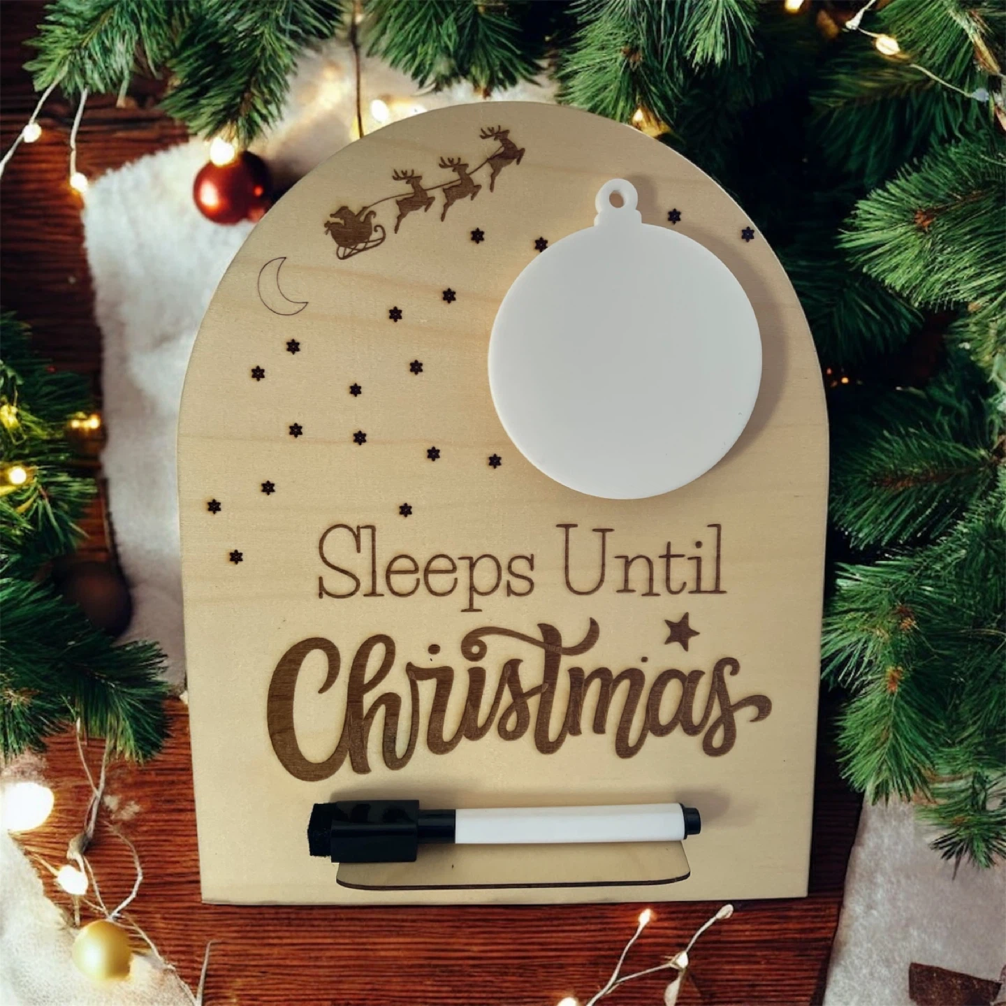 Christmas Countdown Chalkboard #cleanout