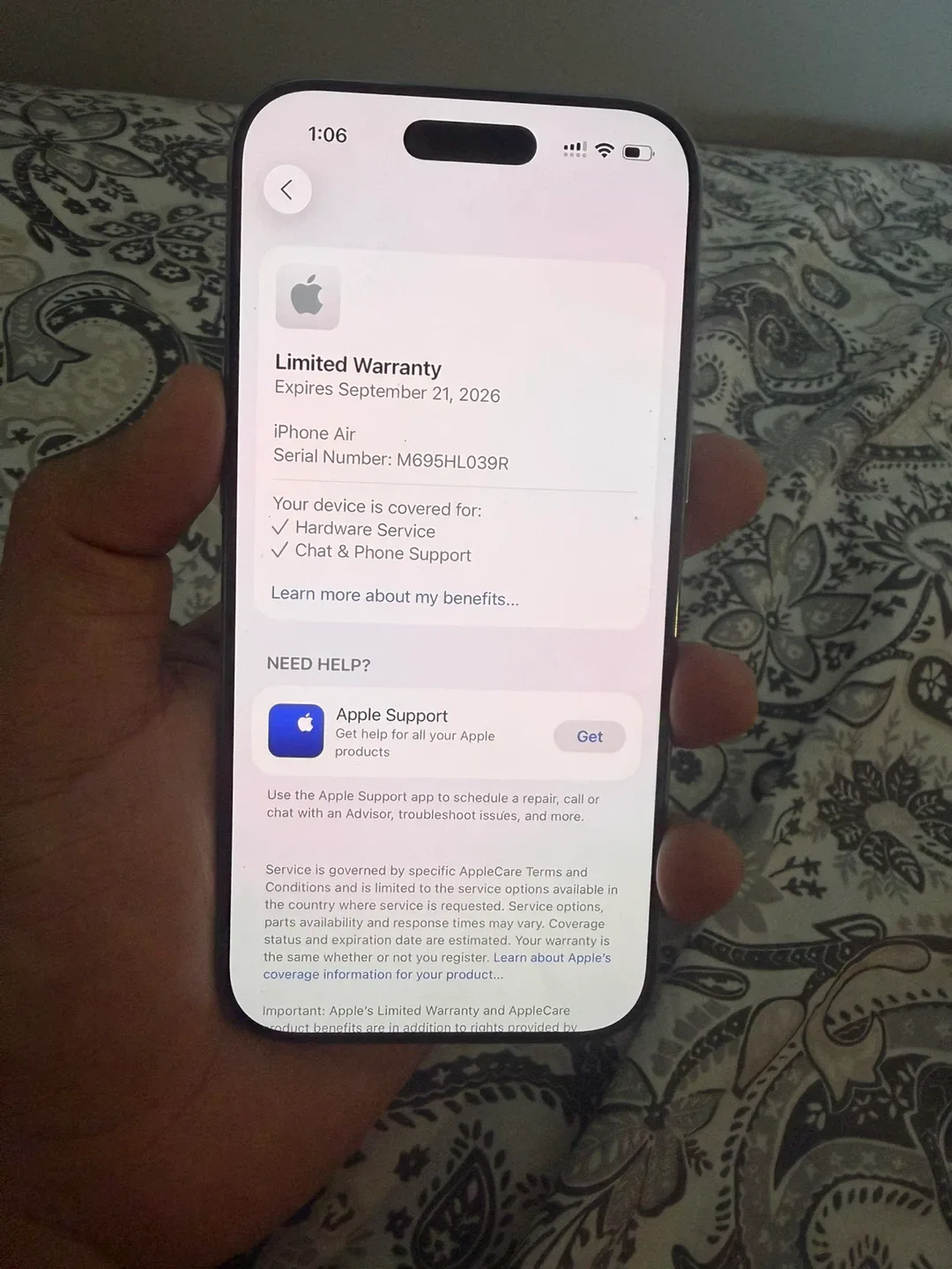 iPhone Air 256GB - Warranty until 2026! image indicator(4)