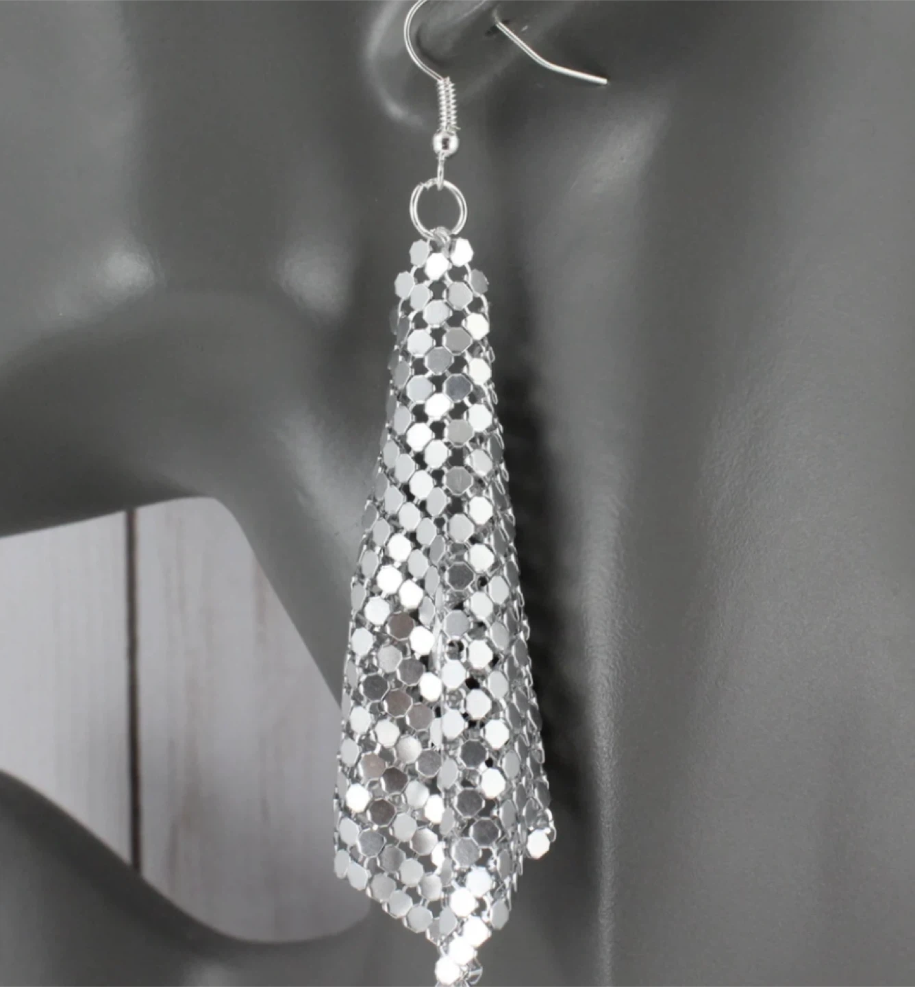 Studio Silver Mesh Dangle Earrings