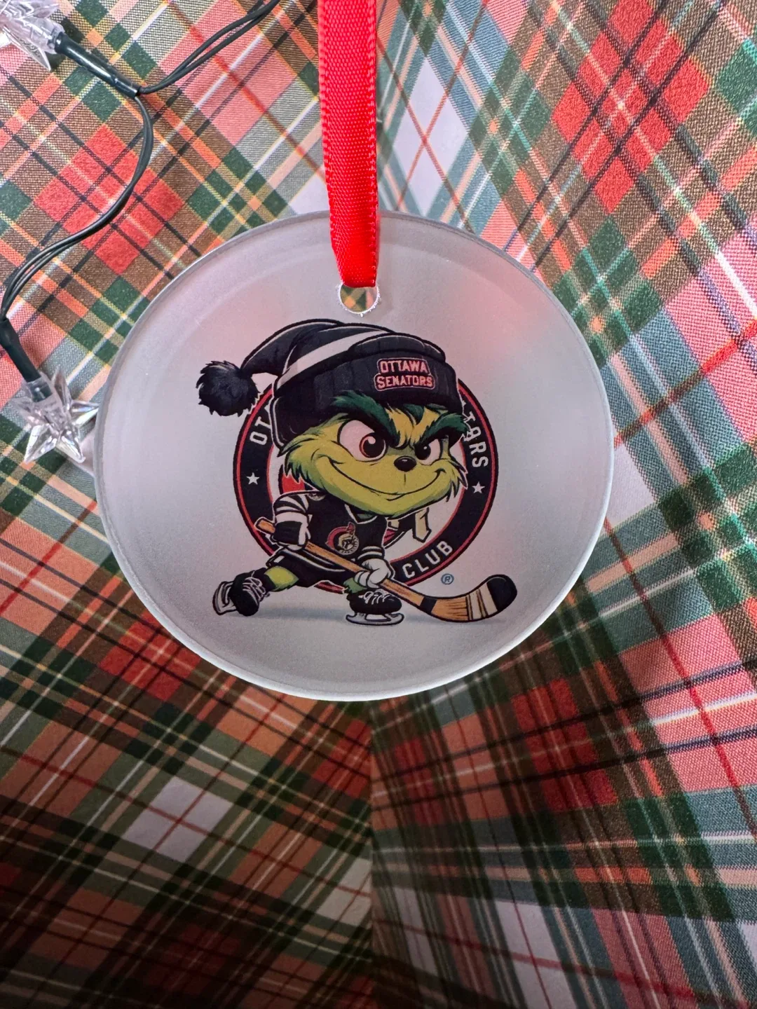NHL Grinch Christmas Ornament image indicator(4)