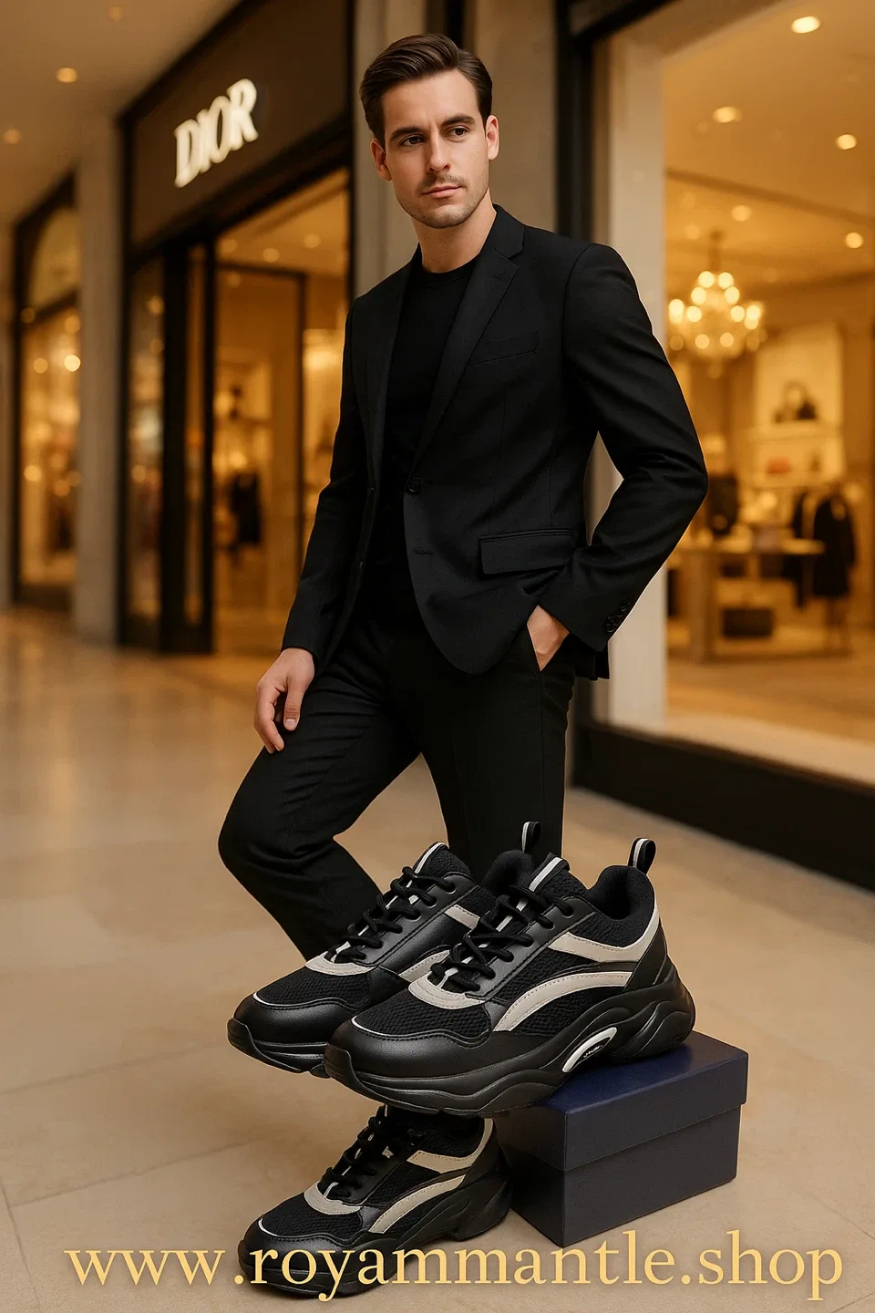 Dior Sneakers Black Size 42, 43, 44, 45 image indicator(4)