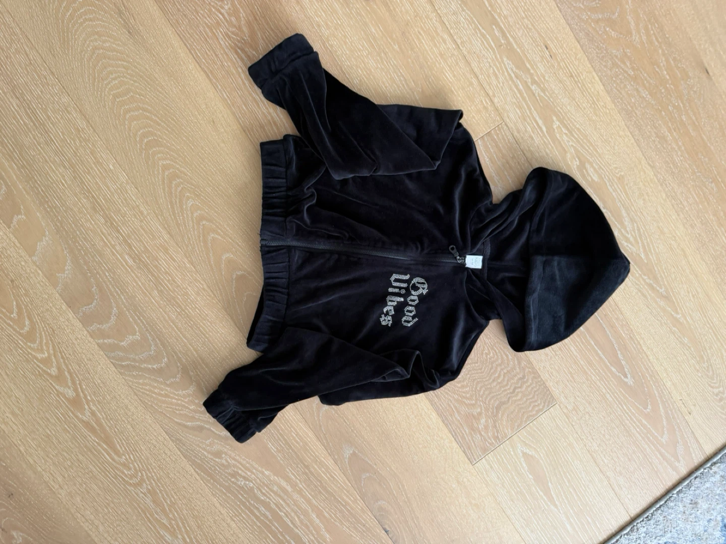 Urban Kids Black Velour Jacket Size M (10/12) - photo 2