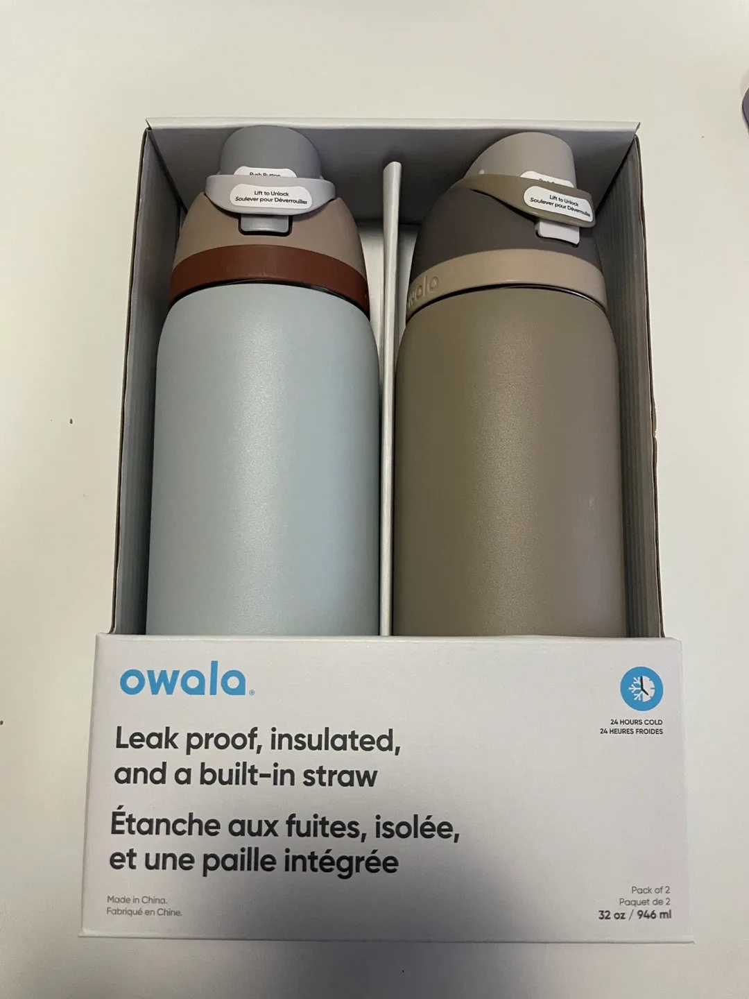 Owala 32oz Water Bottle 2-Pack - New (Price Negotiable)